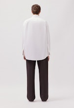 Oversized Unisex Hemd Uni in Weiß |  Seidensticker Onlineshop