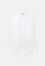 Oversized Unisex Hemd Uni in Weiß |  Seidensticker Onlineshop