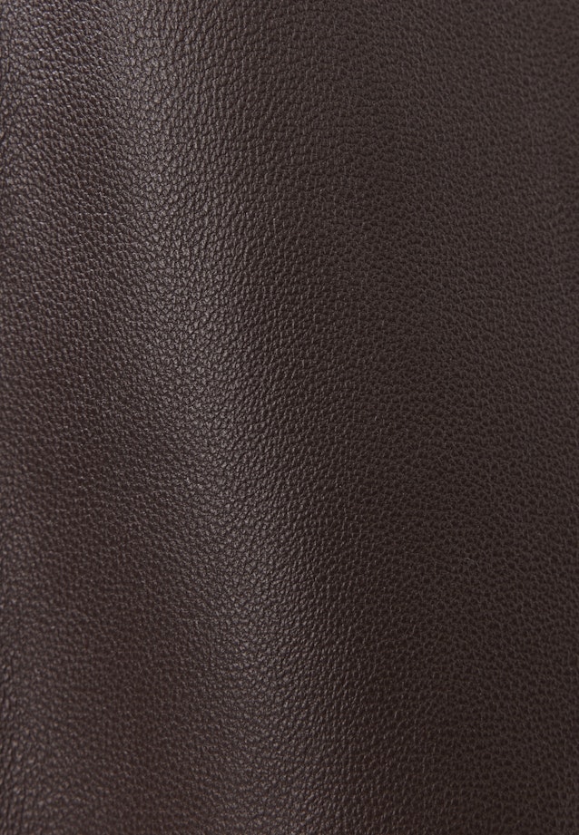 Oversized Overshirt Leder in Braun |  Seidensticker Onlineshop