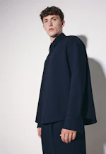 Oversized Boxy Overshirt in Dunkelblau |  Seidensticker Onlineshop