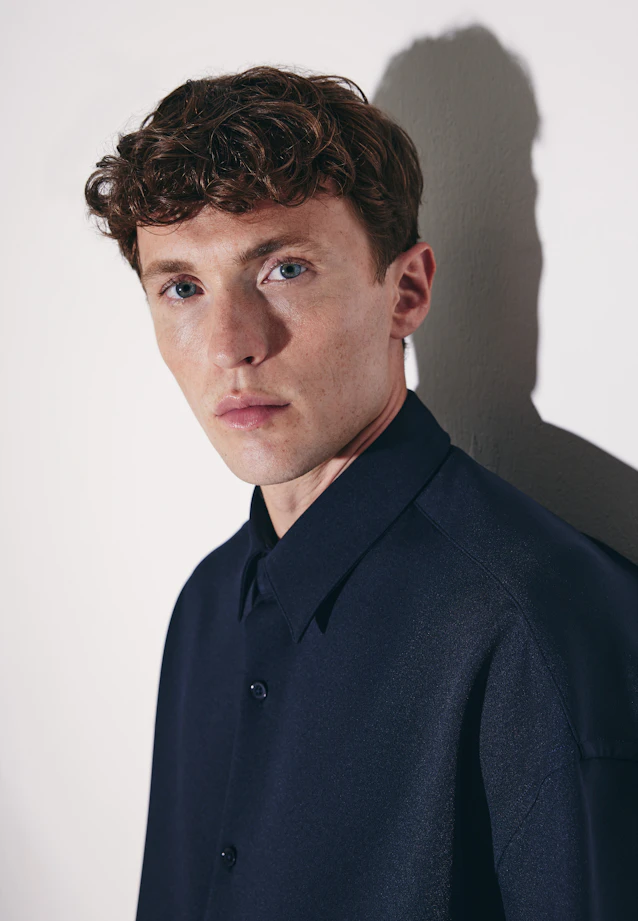 Oversized Boxy Overshirt in Dunkelblau |  Seidensticker Onlineshop
