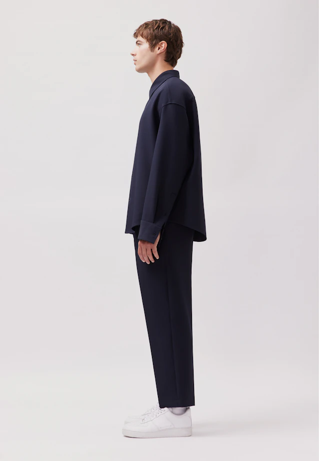 Oversized Boxy Overshirt in Dunkelblau |  Seidensticker Onlineshop