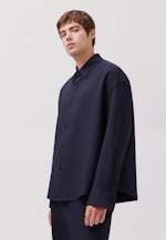 Oversized Fashion-Hemd Uni in Dunkelblau |  Seidensticker Onlineshop