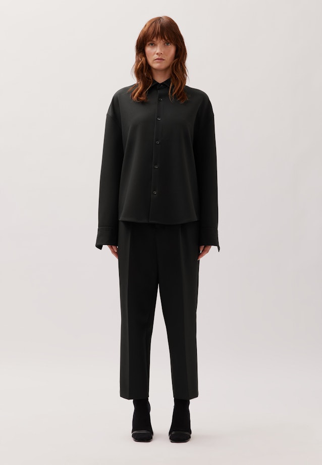 Oversized Boxy Overshirt in Schwarz |  Seidensticker Onlineshop