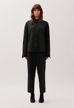 Oversized Boxy Overshirt in Schwarz |  Seidensticker Onlineshop