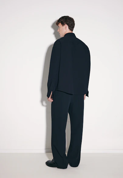 Oversized Boxy Overshirt in Schwarz |  Seidensticker Onlineshop