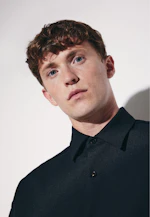 Oversized Boxy Overshirt in Schwarz |  Seidensticker Onlineshop