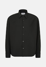 Oversized Boxy Overshirt in Schwarz |  Seidensticker Onlineshop