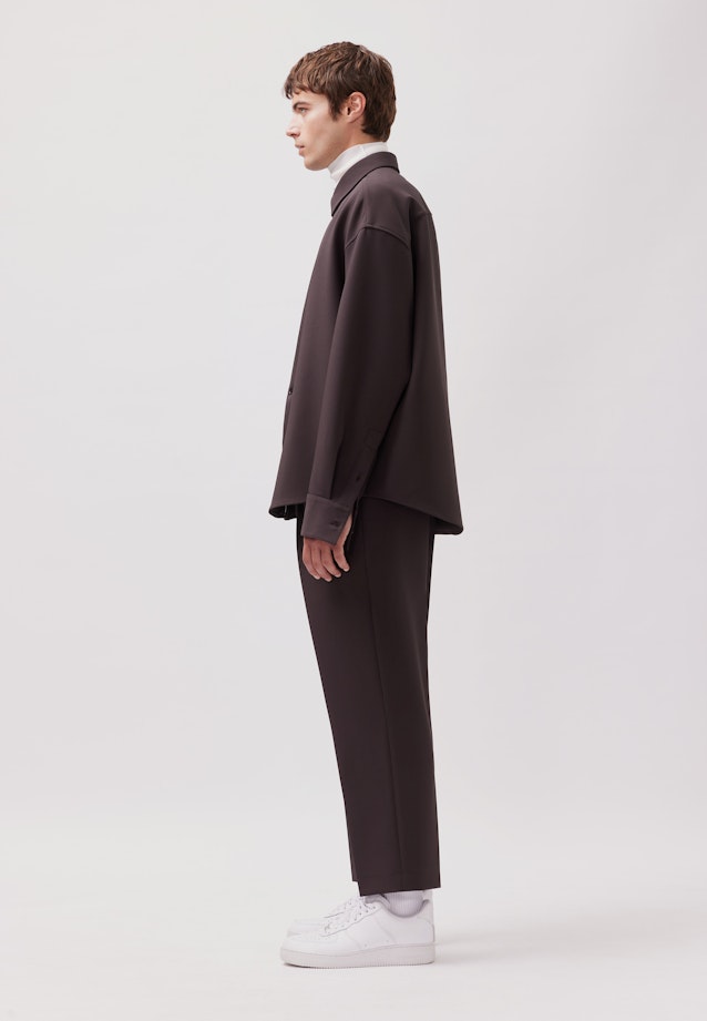 Oversized Fashion-Hemd Uni in Braun |  Seidensticker Onlineshop