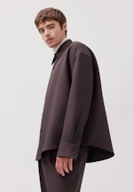 Oversized Fashion-Hemd Uni in Braun |  Seidensticker Onlineshop
