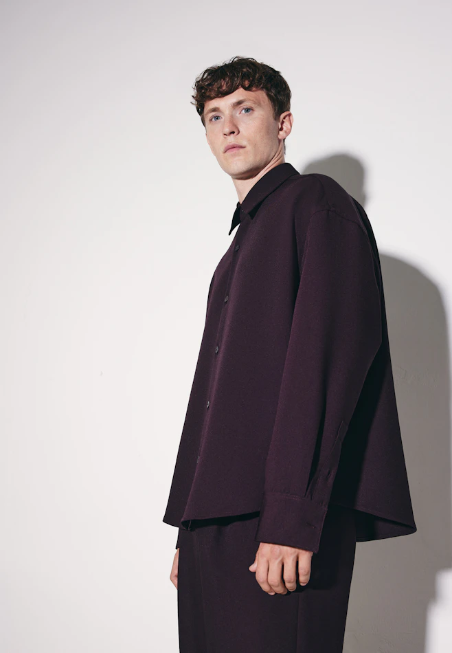Oversized Boxy Overshirt in Rot | Seidensticker online shop