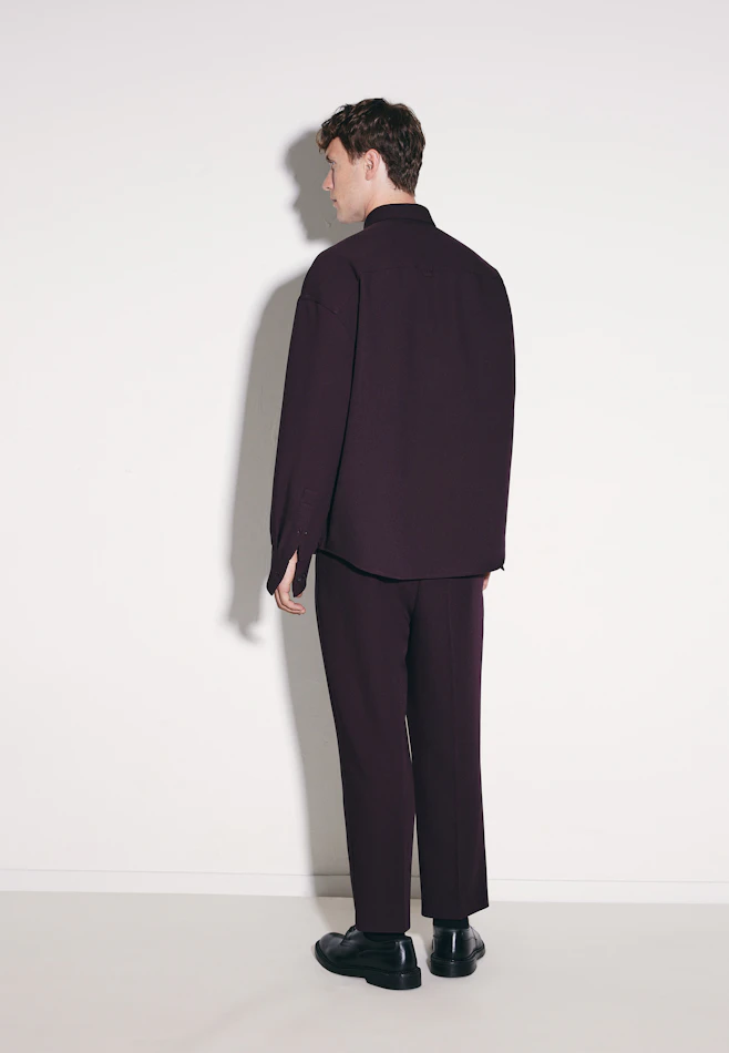 Oversized Boxy Overshirt in Rot | Seidensticker online shop