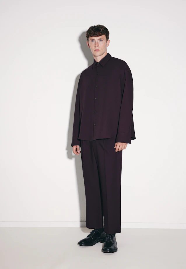 Oversized Boxy Overshirt in Rot |  Seidensticker Onlineshop