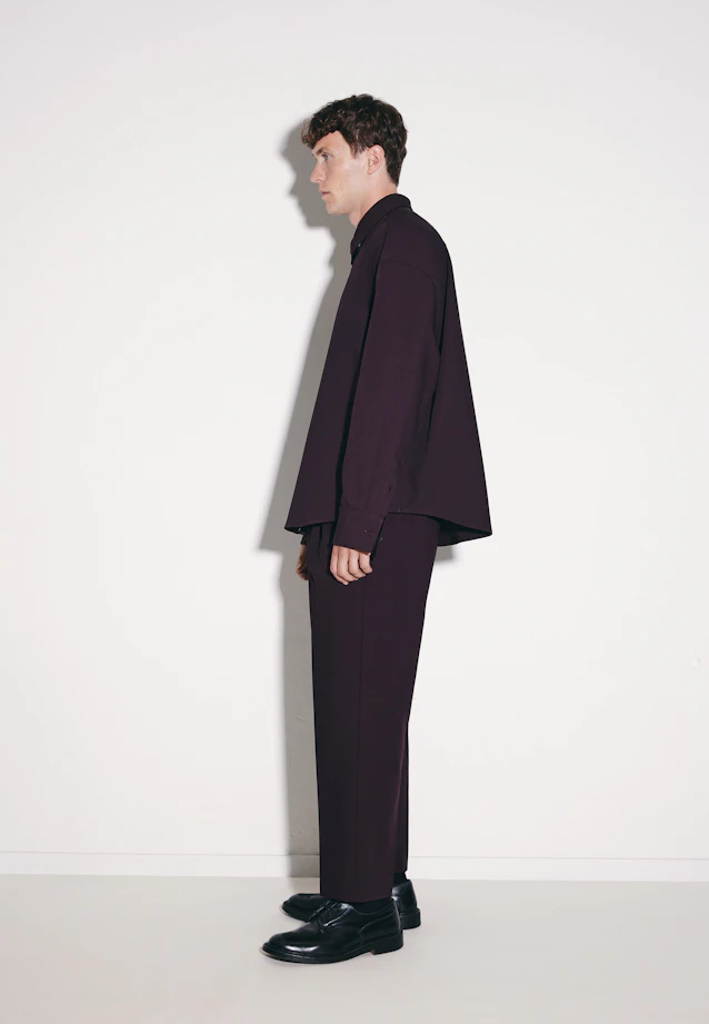 Oversized Boxy Overshirt in Rot |  Seidensticker Onlineshop