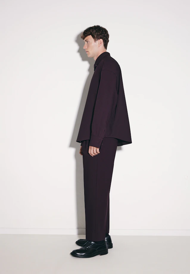 Oversized Boxy Overshirt in Rot |  Seidensticker Onlineshop