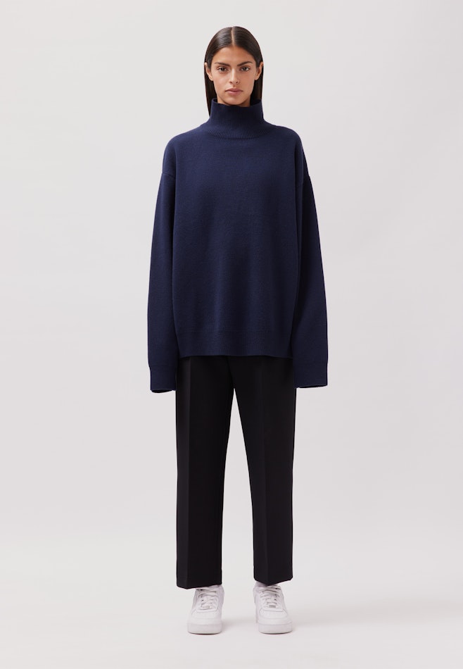 Oversized Pull-over dans Bleu Foncé | Boutique en ligne Seidensticker