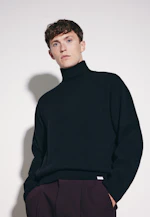 Pull à col montant avec cachemire in Noir |  Seidensticker Onlineshop