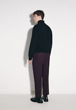 Stand Collar Sweater with Cashmere in Schwarz |  Seidensticker Onlineshop