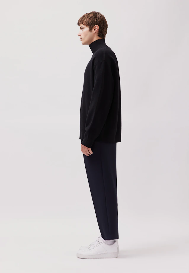Pull à col montant avec cachemire in Noir |  Seidensticker Onlineshop