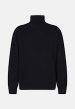 Stehkragenpullover mit Kaschmir in Schwarz |  Seidensticker Onlineshop