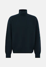 Stand Collar Sweater with Cashmere in Schwarz |  Seidensticker Onlineshop