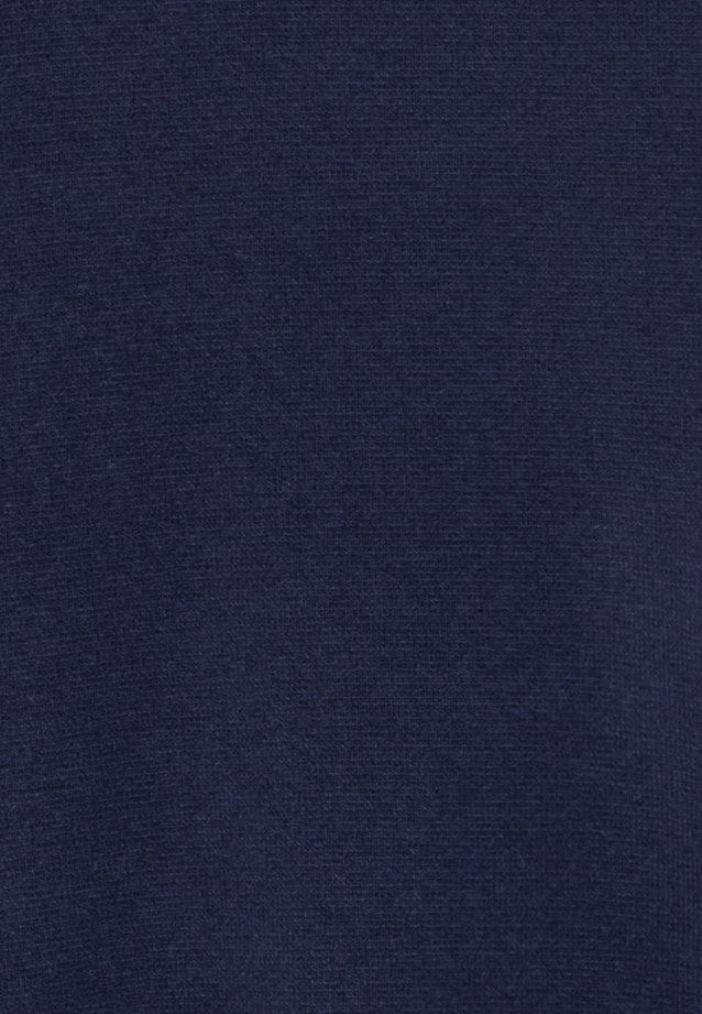 Stehkragenpullover mit Kaschmir in Bleu Foncé |  Seidensticker Onlineshop