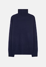 Stehkragenpullover mit Kaschmir in Dunkelblau |  Seidensticker Onlineshop