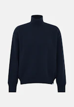 Pull à col montant avec cachemire in Bleu Foncé |  Seidensticker Onlineshop