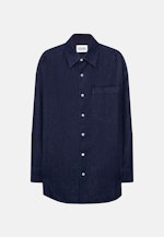 Oversized Unisex Hemd Denim in Dunkelblau |  Seidensticker Onlineshop