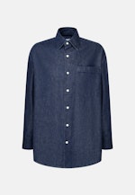 Oversized Unisex Hemd Denim in Dunkelblau |  Seidensticker Onlineshop