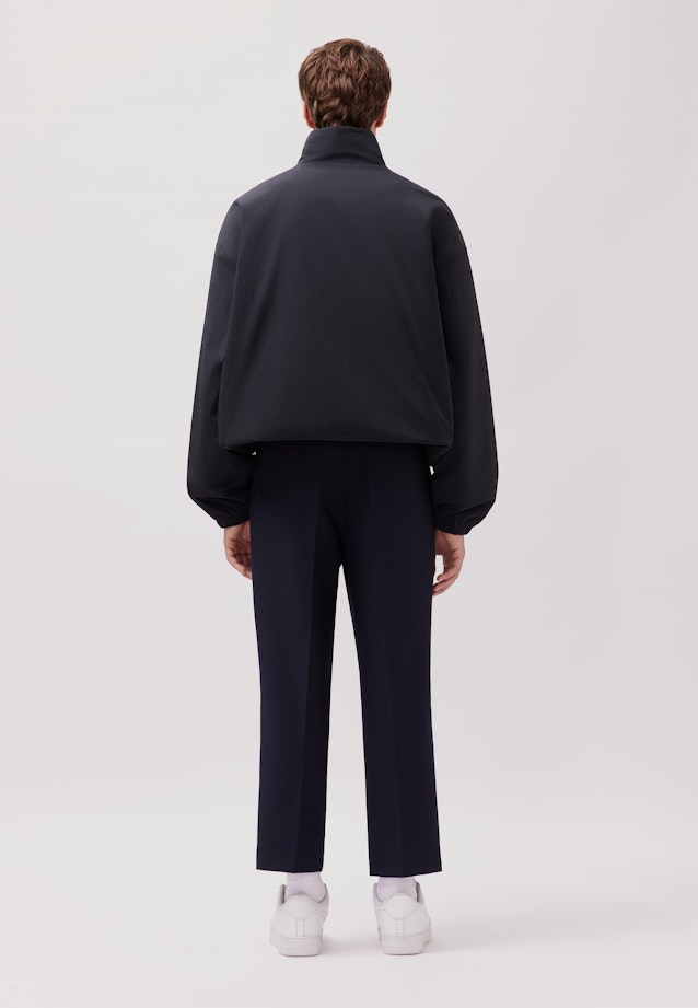 Oversized Jacke Uni in Schwarz |  Seidensticker Onlineshop