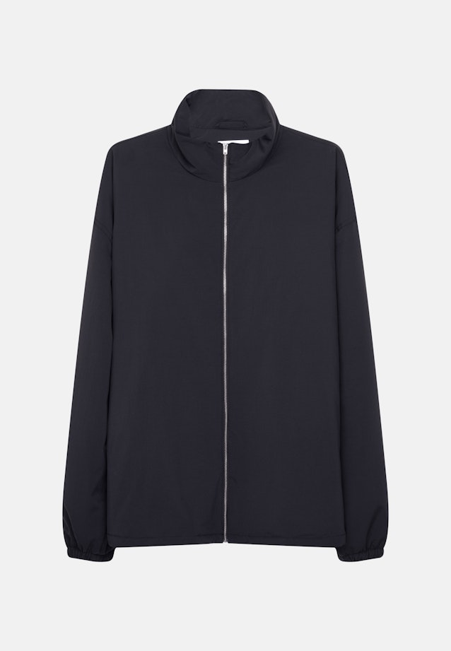 Oversized Jacke Uni in Schwarz |  Seidensticker Onlineshop