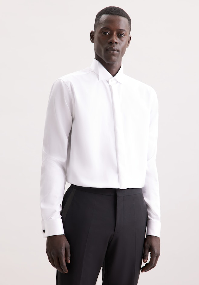 Regular Business Hemd Uni in Weiß | Seidensticker Onlineshop