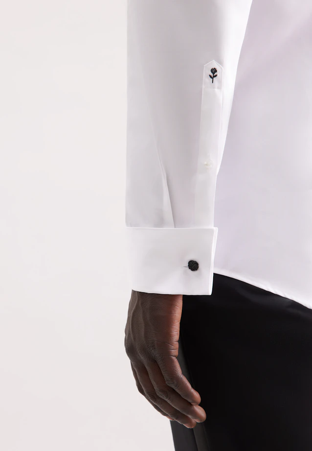 Regular Business Hemd Uni in Weiß |  Seidensticker Onlineshop