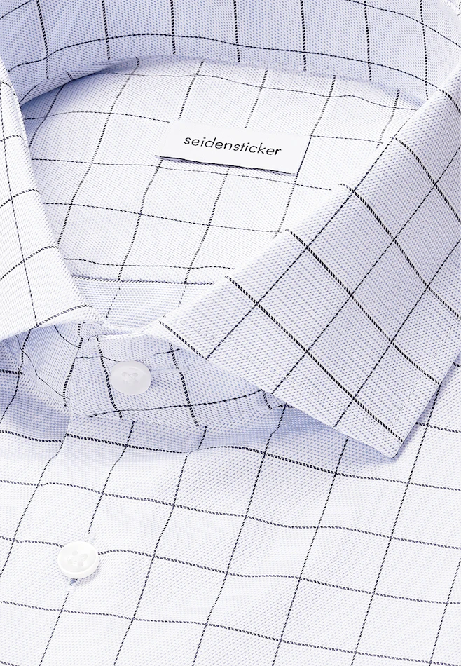 Slim Chemise d'affaires carreaux dans Bleu Moyen | Boutique en ligne Seidensticker