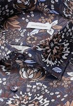 Slim Business Hemd Geblümt in Braun |  Seidensticker Onlineshop