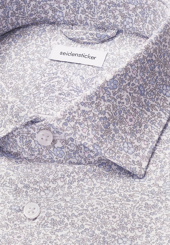 Slim Chemise d'affaires Floral dans Bleu Moyen | Boutique en ligne Seidensticker