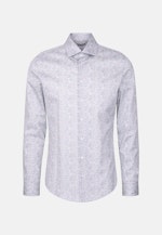 Slim Business Hemd Geblümt in Mittelblau |  Seidensticker Onlineshop