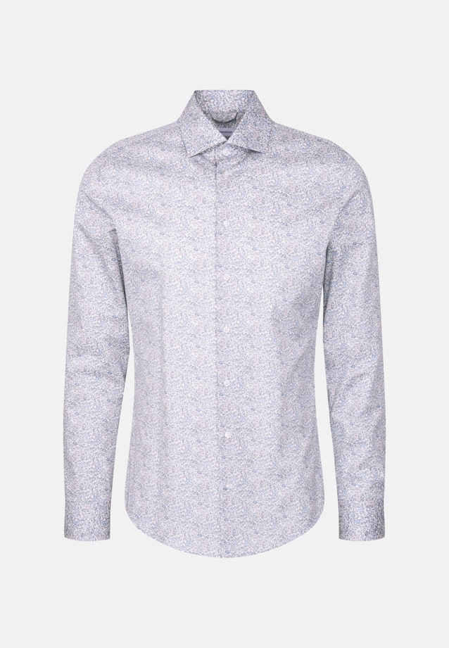 Slim Chemise d'affaires Floral in Bleu Moyen |  Seidensticker Onlineshop