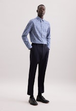 Slim Business Hemd Paisley in Dunkelblau |  Seidensticker Onlineshop