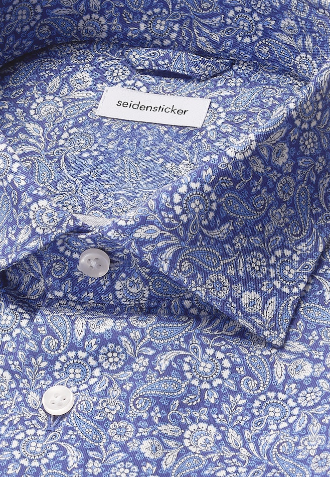 Slim Business shirt Paisley in Dunkelblau | Seidensticker online shop