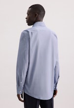 Regular Business Hemd Druck in Dunkelblau |  Seidensticker Onlineshop