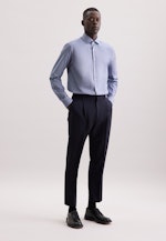 Regular Chemise d'affaires Imprimé in Bleu Foncé |  Seidensticker Onlineshop