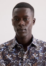 Regular Business Hemd Geblümt in Braun |  Seidensticker Onlineshop