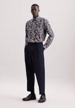 Regular Business shirt Floral in Braun |  Seidensticker Onlineshop