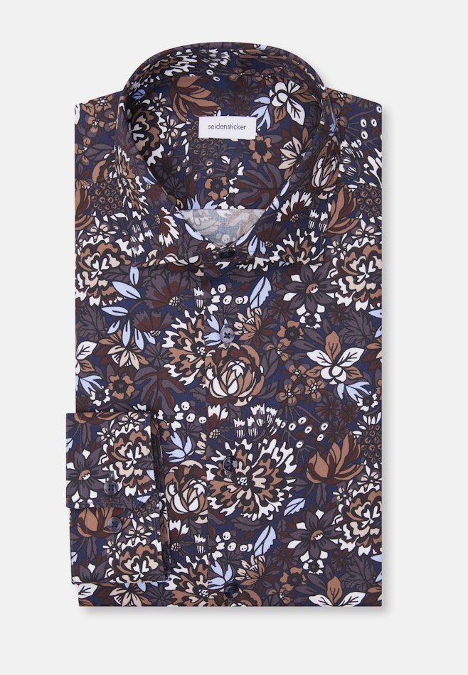 Regular Chemise d'affaires Floral dans Marron | Boutique en ligne Seidensticker
