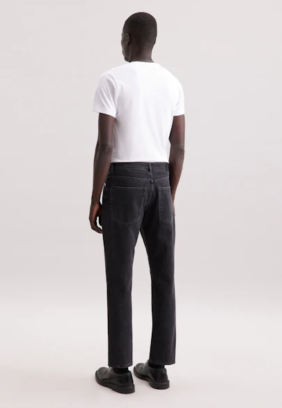 Regular 5-Pocket Denim Uni in Grau |  Seidensticker Onlineshop