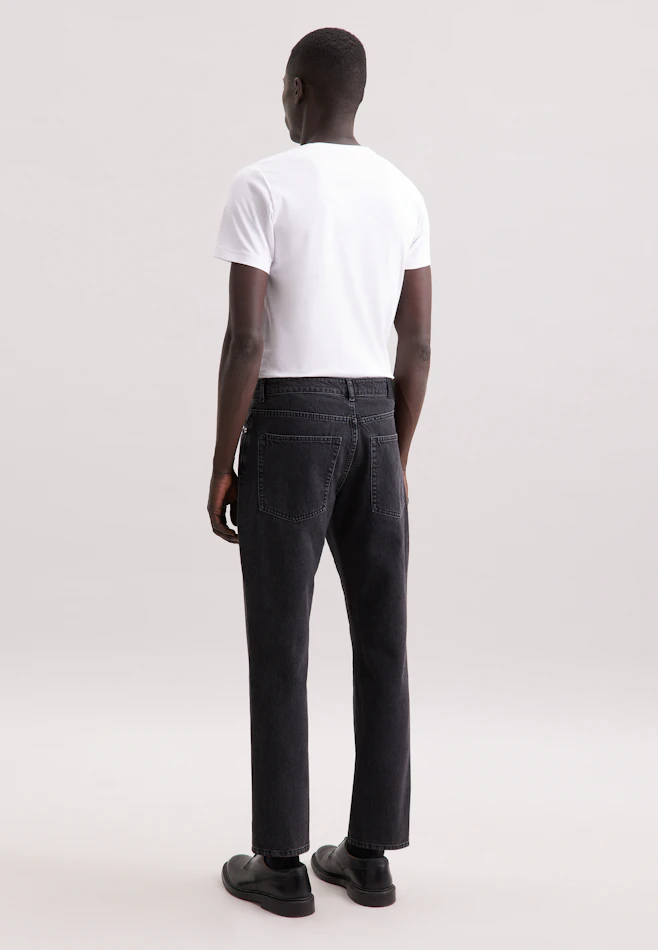 Regular 5-Pocket Denim Uni in Grau | Seidensticker Onlineshop