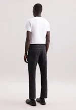 Regular 5-Pocket Denim Uni in Grau |  Seidensticker Onlineshop