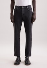 Regular 5-Pocket Denim Uni in Grau |  Seidensticker Onlineshop